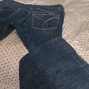 Calvin Klein Jeans Blue Wide Leg Denim